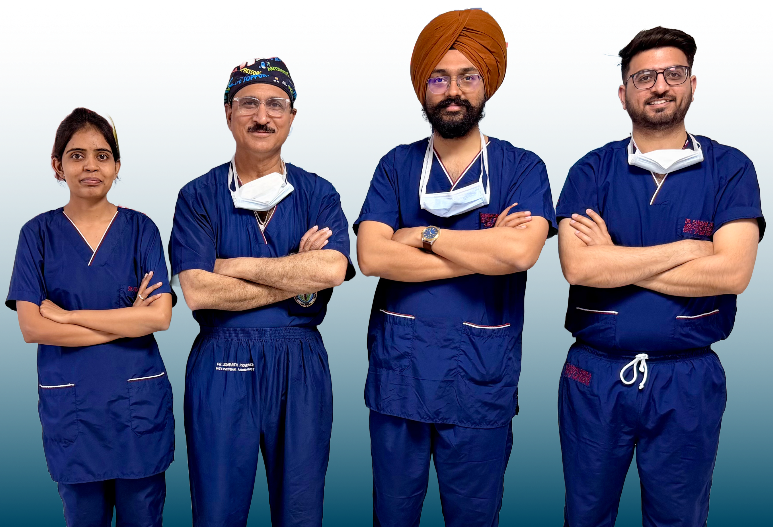 Dr. Sahota and the LiverGuru team at DMC&H Ludhiana