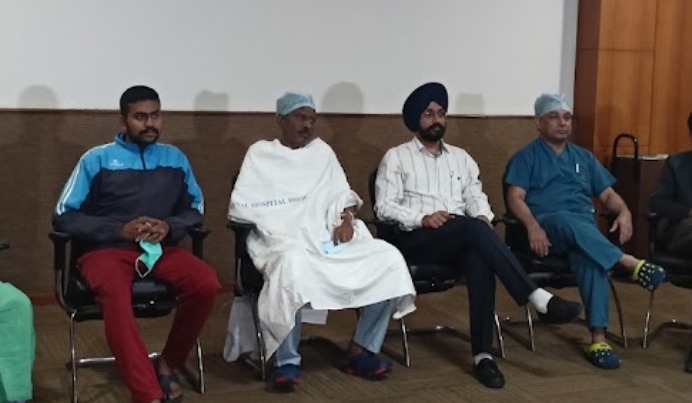 Yograj Singh with Dr. Sahota